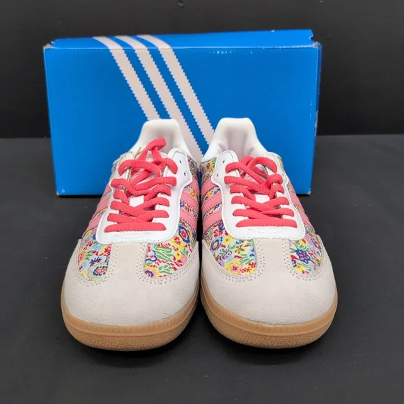 adidas liberty London Women's Floral Pink Sneakers - never worn - Picture 4 of 13